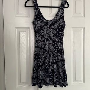 Bandana print mini dress